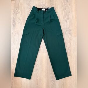 Aritzia baboon cargo pants green size 4
